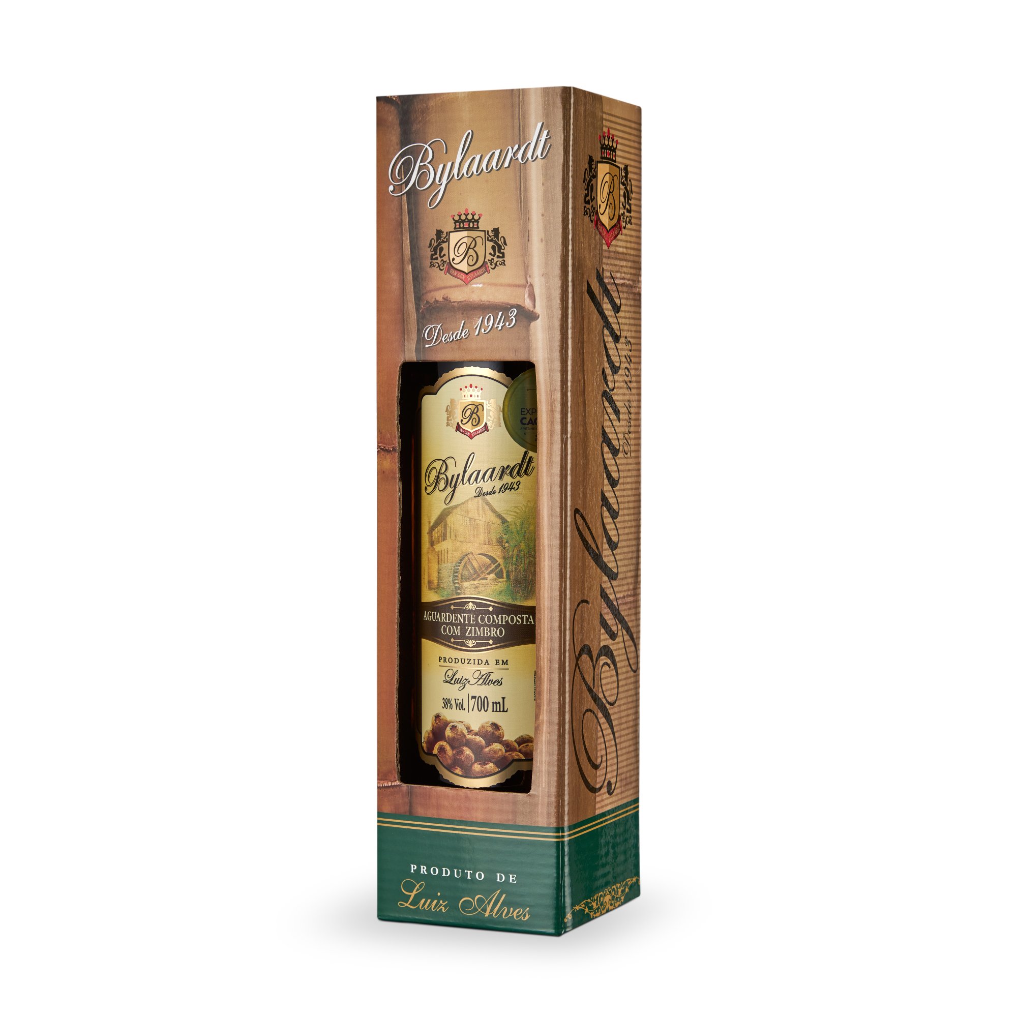 Aguardente Composta Adoçada Zimbro Bylaardt - 700ml